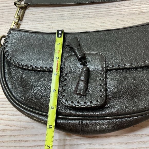 Stuart Weitzman Metallic Leather Handbag - Picture 10 of 16